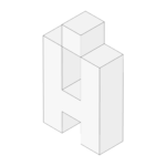 アイソメトリックのアルファベット